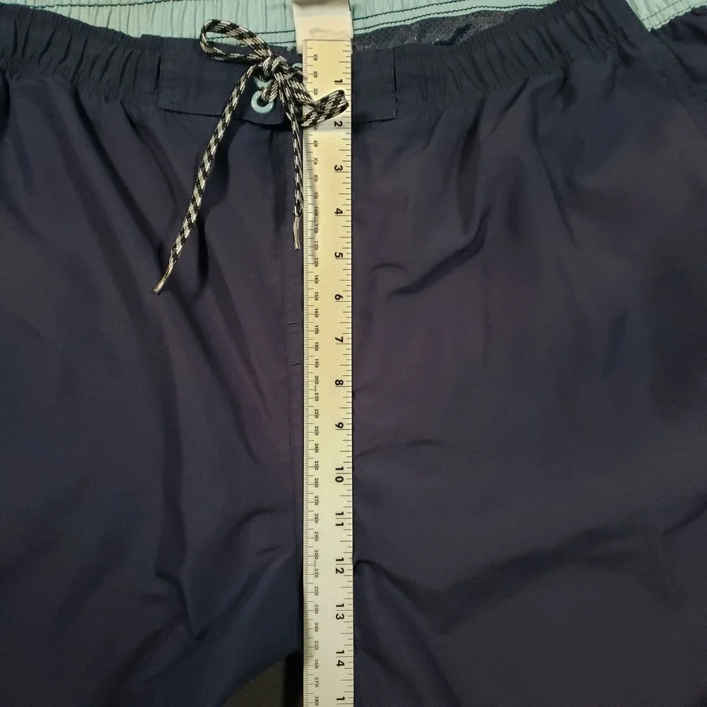 Nike Swim Trunks Mens XXL Navy Blue Mesh‎ Lined Board Shorts Drawstring